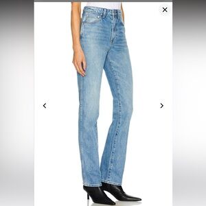 GRLFRND Sara Super High Rise Slim Straight Jeans